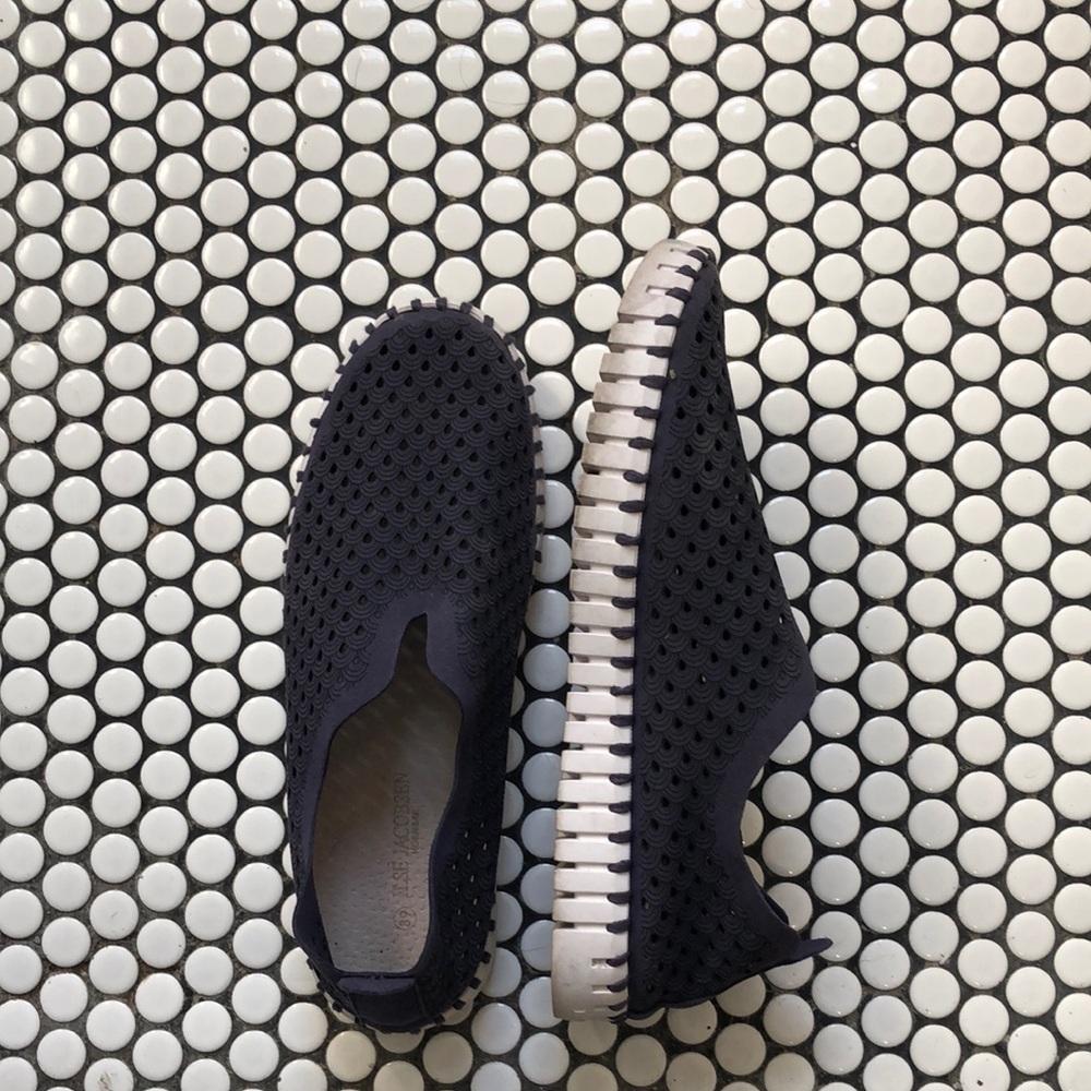 Black Slip-On Sneakers